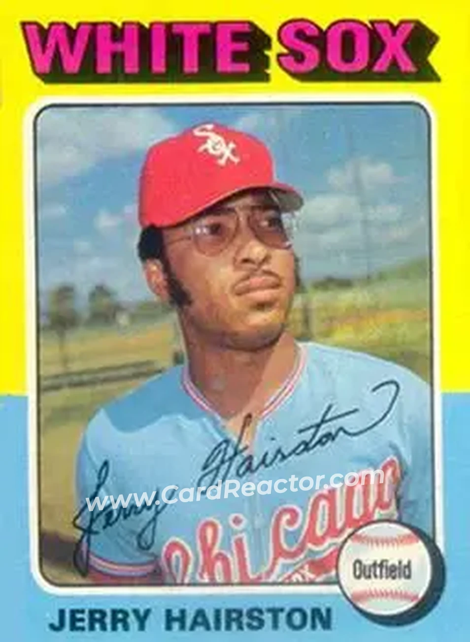 1975 Topps #327 - Jerry Hairston - Chicago White Sox - Front 1975 Topps #327 - Jerry Hairston - Chicago White Sox - Front