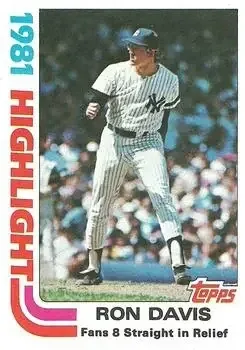 1982 Topps feature card