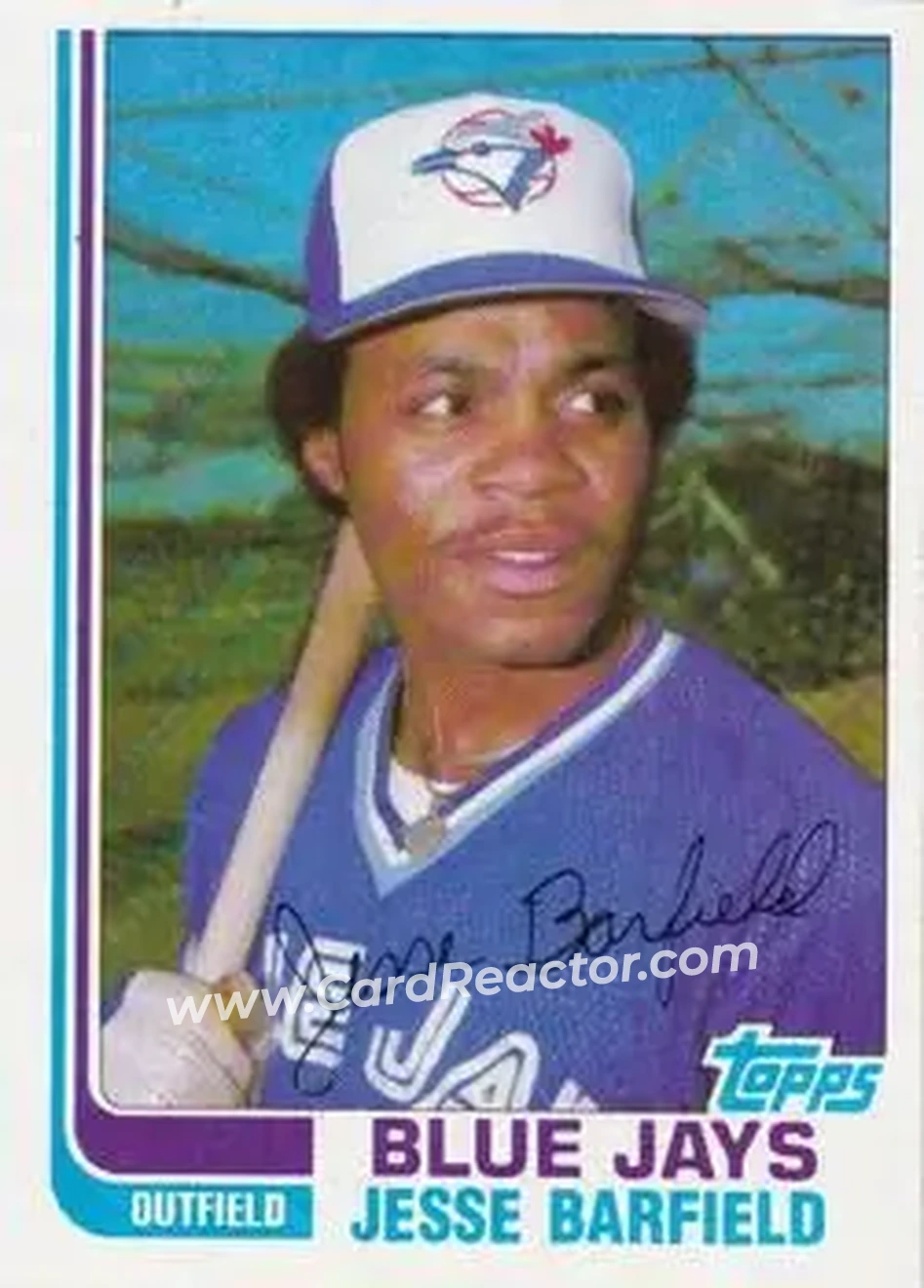 1982 Topps Traded #2T - Jesse Barfield - Toronto Blue Jays - Front