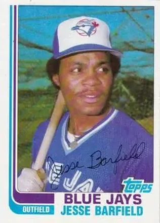 1982 Topps Traded #2T - Jesse Barfield - Toronto Blue Jays