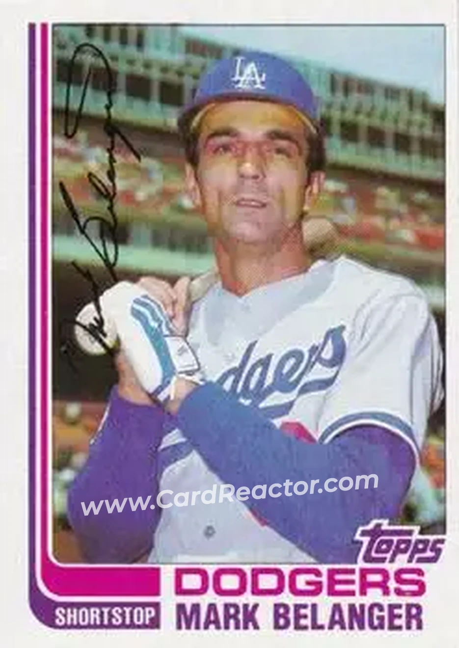 1982 Topps Traded #5T - Mark Belanger - Los Angeles Dodgers - Front