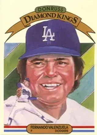 1983 Donruss #1 - Fernando Valenzuela - Los Angeles Dodgers
