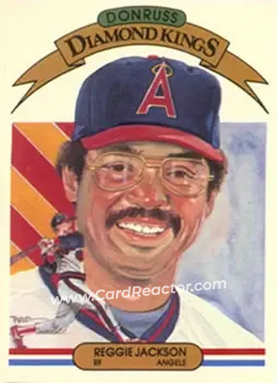 1983 Donruss #3 - Reggie Jackson (b.1946 OF) - California Angels - Front