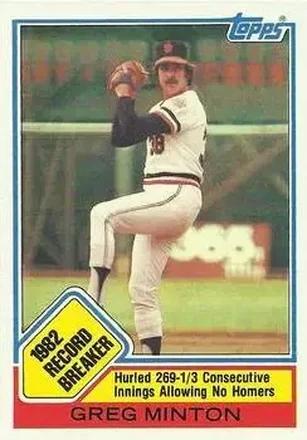 1983 Topps #3 - Greg Minton - San Francisco Giants