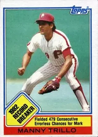 1983 Topps #5 - Manny Trillo - Philadelphia Phillies