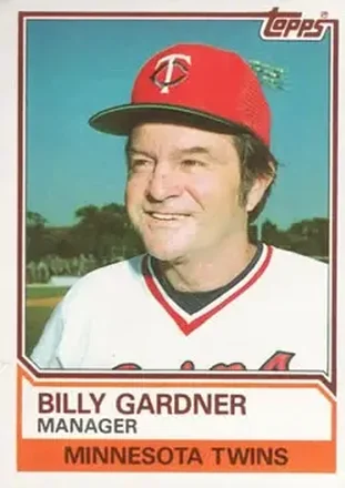 1983 Topps #11 - Billy Gardner - Minnesota Twins