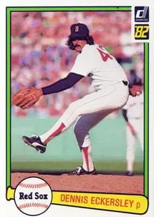 1982 Donruss #30 - Dennis Eckersley - Boston Red Sox