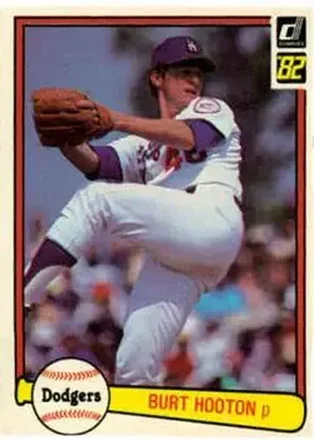 1982 Donruss #32 - Burt Hooton - Los Angeles Dodgers