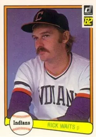 1982 Donruss #33 - Rick Waits - Cleveland Indians