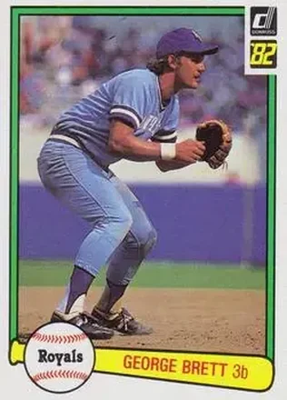 1982 Donruss #34 - George Brett - Kansas City Royals