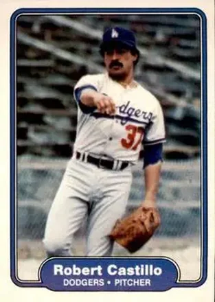 1982 Fleer #2 - Bobby Castillo - Los Angeles Dodgers 1982 Fleer #2 - Bobby Castillo - Los Angeles Dodgers