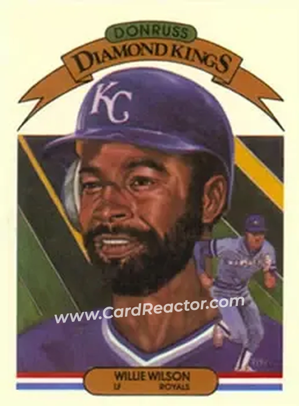 1983 Donruss #15 - Willie Wilson - Kansas City Royals - Front