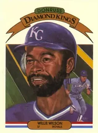 1983 Donruss #15 - Willie Wilson - Kansas City Royals