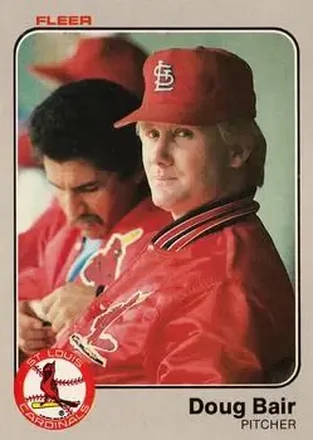 1983 Fleer #2 - Doug Bair - St. Louis Cardinals 1983 Fleer #2 - Doug Bair - St. Louis Cardinals