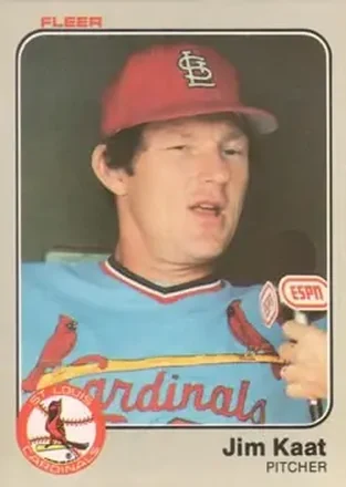 1983 Fleer #11 - Jim Kaat - St. Louis Cardinals 1983 Fleer #11 - Jim Kaat - St. Louis Cardinals