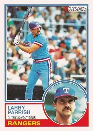 1983 O-Pee-Chee #2 - Larry Parrish - Texas Rangers