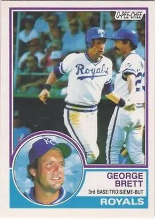1983 O-Pee-Chee #3 - George Brett - Kansas City Royals