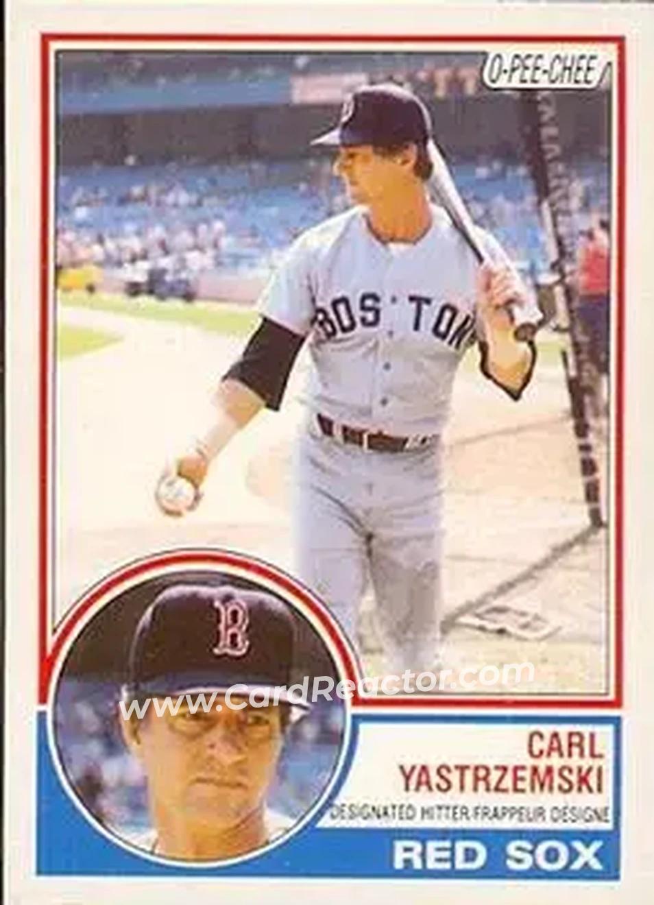 1983 O-Pee-Chee #4 - Carl Yastrzemski - Boston Red Sox - Front