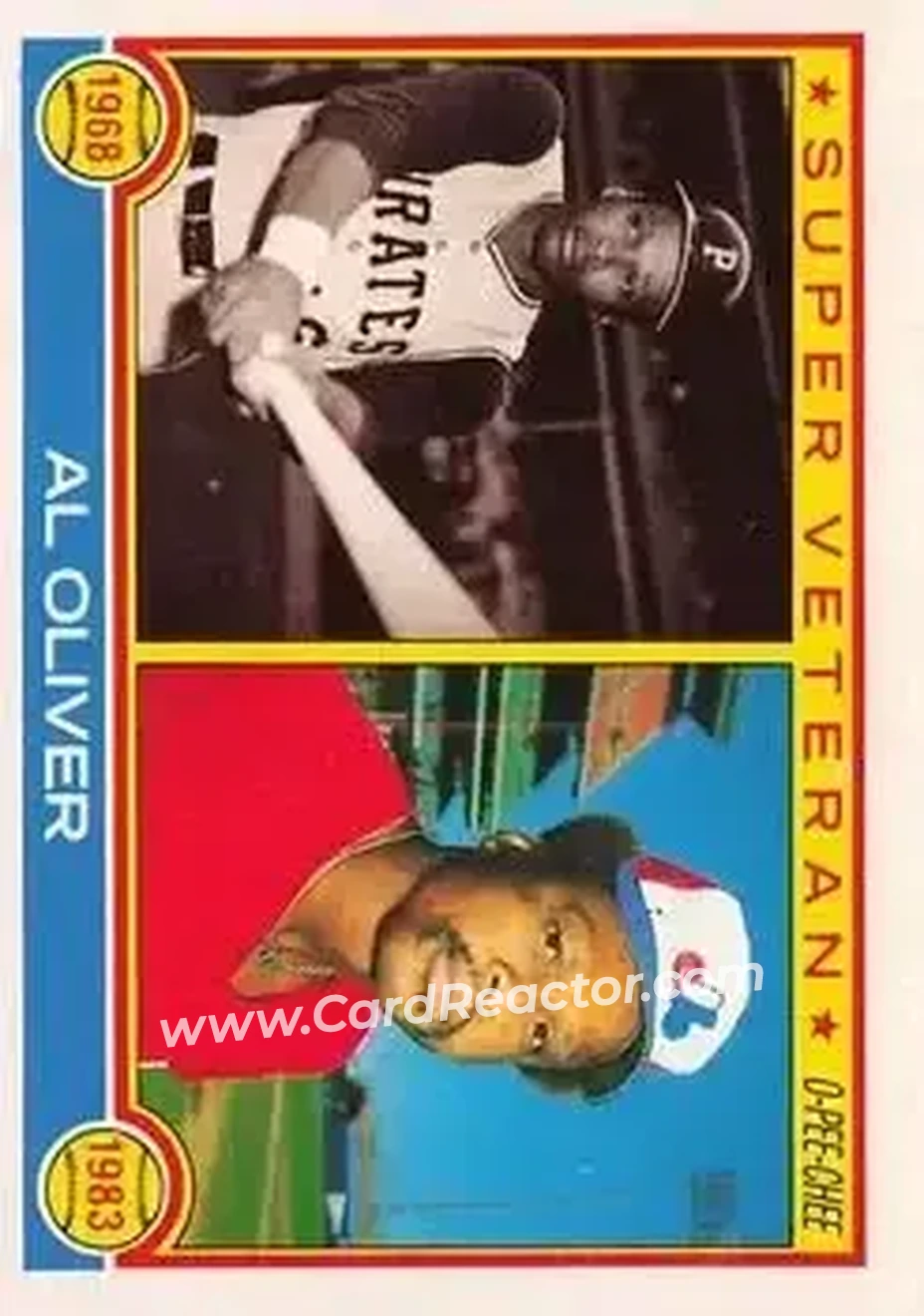 1983 O-Pee-Chee #5 - Al Oliver - Front