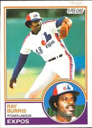 1983 O-Pee-Chee #12 Ray Burris