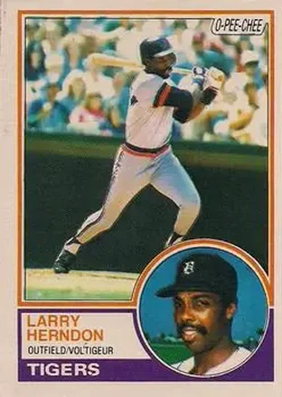 1983 O-Pee-Chee #13 Larry Herndon