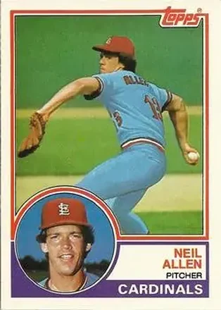 1983 Topps Traded #1T - Neil Allen - St. Louis Cardinals