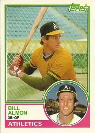 1983 Topps Traded #2T - Bill Almon - Oakland Athletics