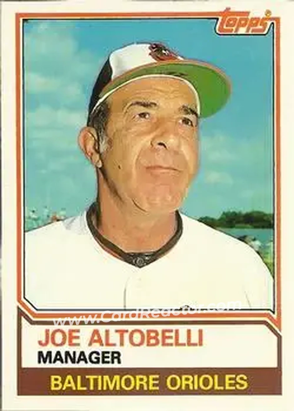 1983 Topps Traded #3T - Joe Altobelli - Baltimore Orioles - Front