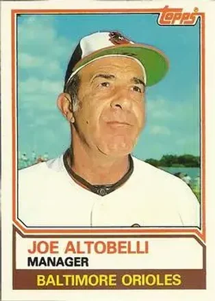 1983 Topps Traded #3T - Joe Altobelli - Baltimore Orioles