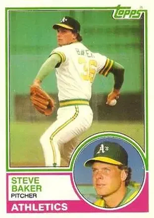 1983 Topps Traded #6T - Steve Baker - Oakland Athletics