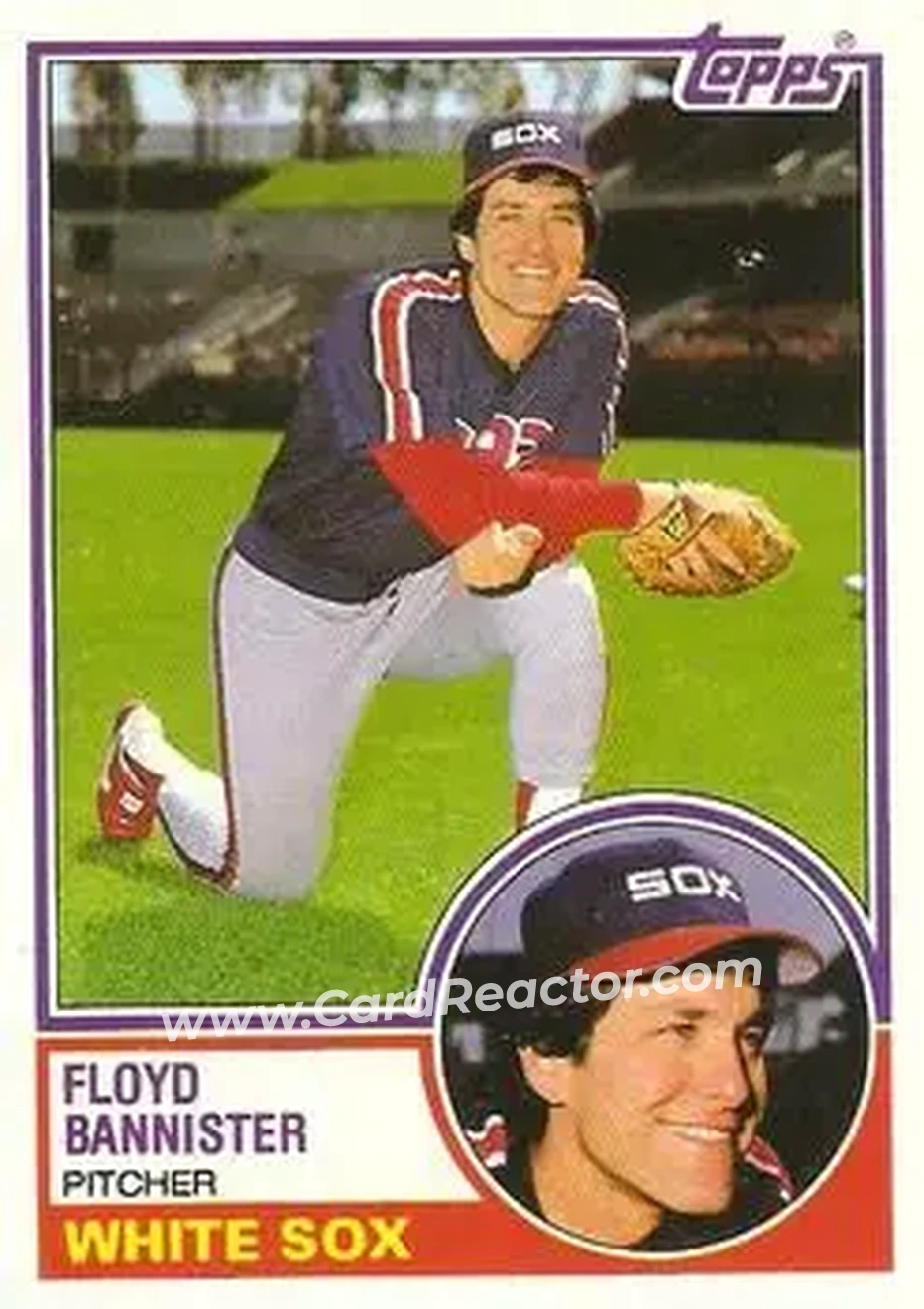1983 Topps Traded #7T - Floyd Bannister - Chicago White Sox - Front