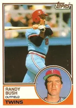 1983 Topps Traded #17T - Randy Bush - Minnesota Twins