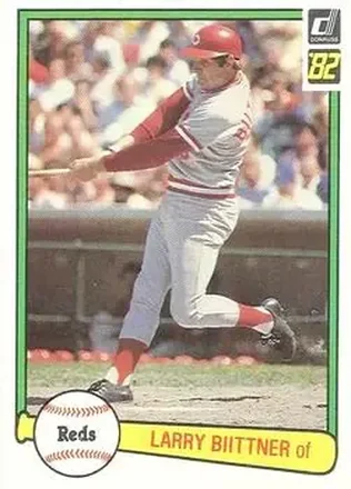 1982 Donruss #43 - Larry Biittner - Cincinnati Reds 1982 Donruss #43 - Larry Biittner - Cincinnati Reds