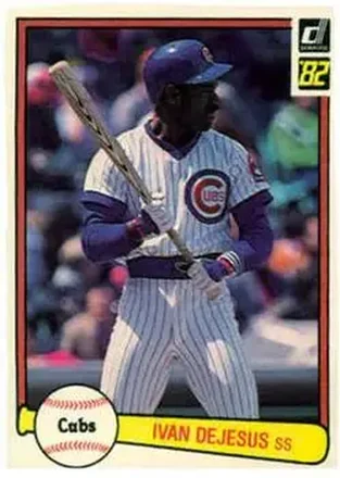 1982 Donruss #48 - Ivan DeJesus - Chicago Cubs