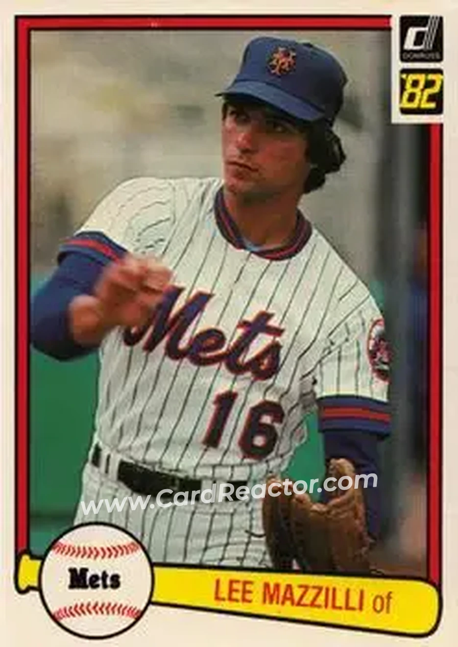 1982 Donruss #49 - Lee Mazzilli - New York Mets - Front