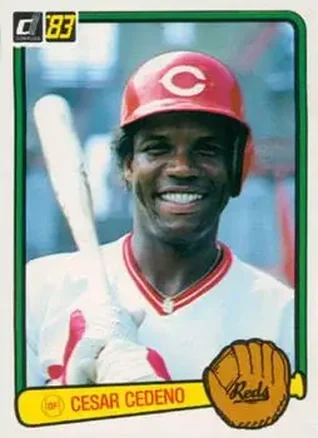 1983 Donruss #43 - Cesar Cedeno - Cincinnati Reds 1983 Donruss #43 - Cesar Cedeno - Cincinnati Reds