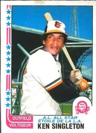 1982 O-Pee-Chee #2 - Ken Singleton - Baltimore Orioles 1982 O-Pee-Chee #2 - Ken Singleton - Baltimore Orioles
