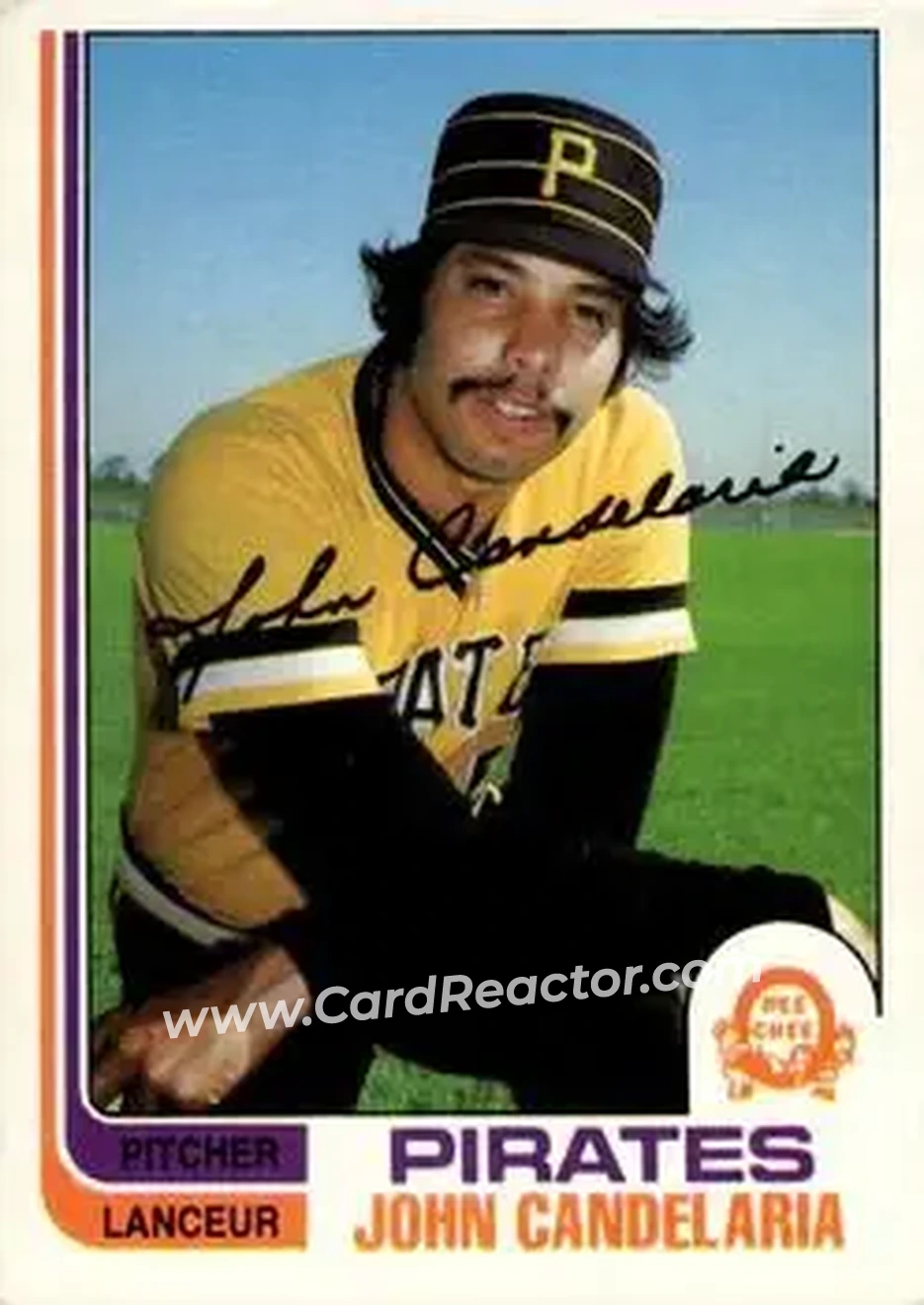 1982 O-Pee-Chee #3 - John Candelaria - Pittsburgh Pirates - Front