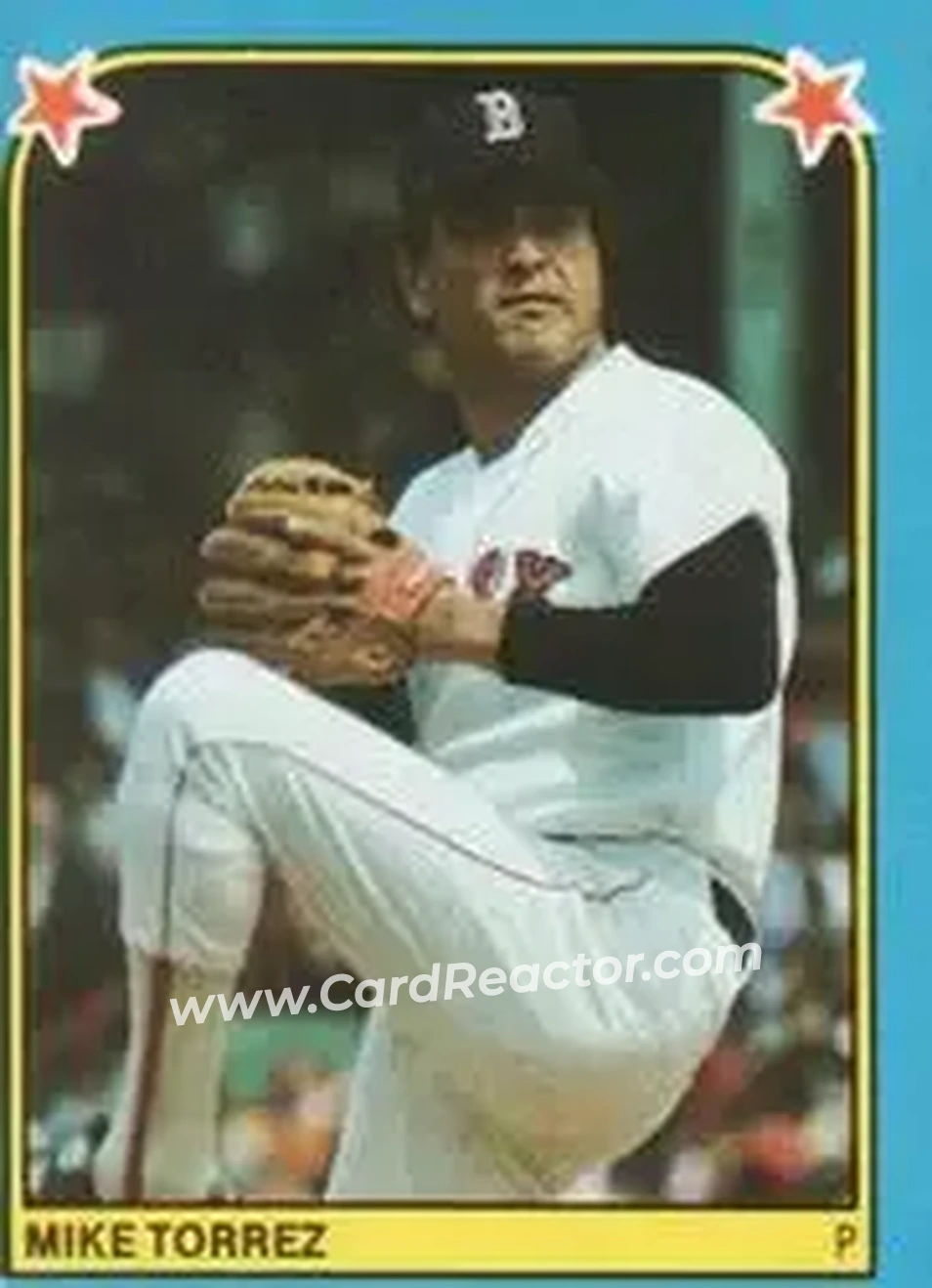 1983 Fleer Star Stickers #62 - Mike Torrez - Boston Red Sox - Front