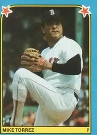 1983 Fleer Star Stickers #62 - Mike Torrez - Boston Red Sox