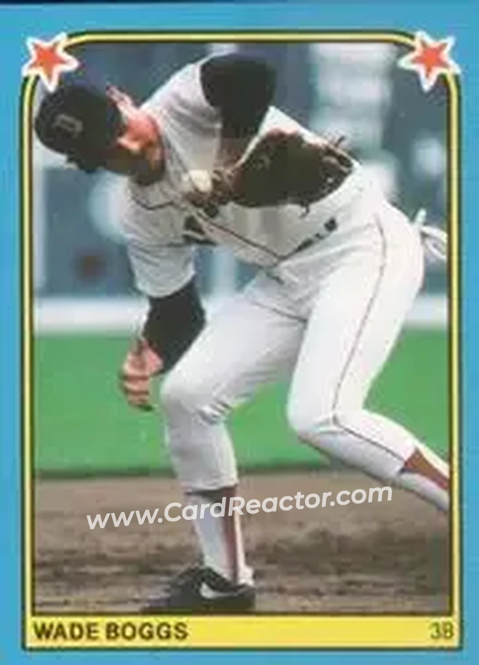 1983 Fleer Star Stickers #64 - Wade Boggs - Boston Red Sox - Front