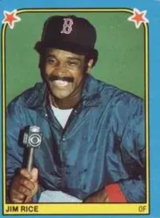 1983 Fleer Star Stickers #66 Jim Rice