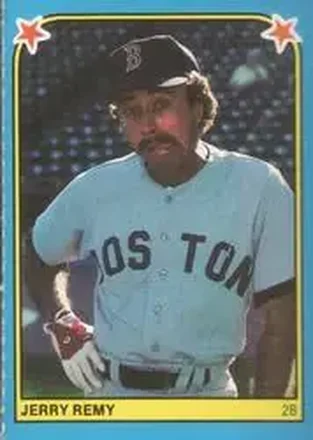 1983 Fleer Star Stickers #68 - Jerry Remy - Boston Red Sox