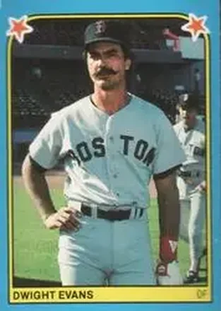 1983 Fleer Star Stickers #69 - Dwight Evans - Boston Red Sox