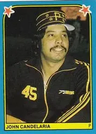 1983 Fleer Star Stickers #70 - John Candelaria - Pittsburgh Pirates