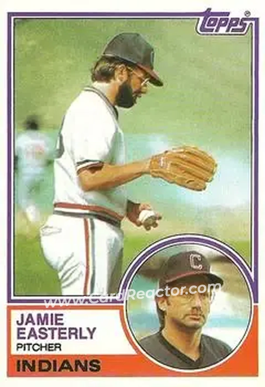 1983 Topps Traded #28T - Jamie Easterly - Cleveland Indians - Front