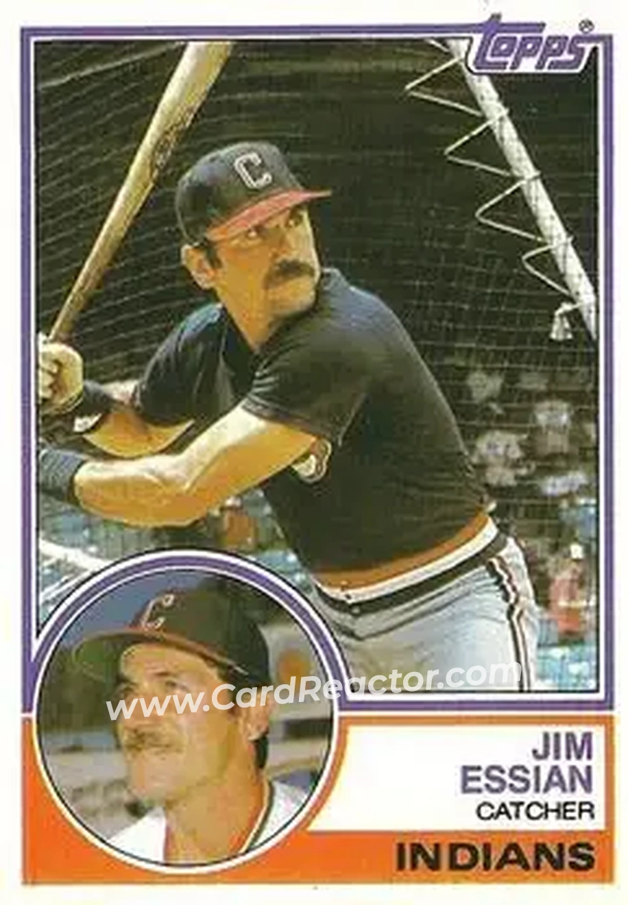 1983 Topps Traded #30T - Jim Essian - Cleveland Indians - Front