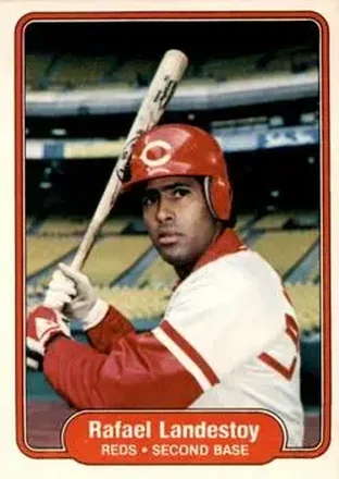 1982 Fleer #73 - Rafael Landestoy - Cincinnati Reds 1982 Fleer #73 - Rafael Landestoy - Cincinnati Reds