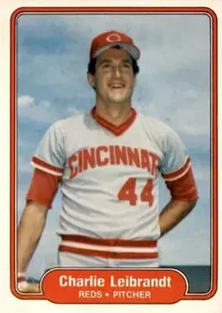 1982 Fleer #74 - Charlie Leibrandt - Cincinnati Reds 1982 Fleer #74 - Charlie Leibrandt - Cincinnati Reds