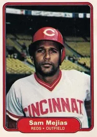 1982 Fleer #75 - Sam Mejias - Cincinnati Reds 1982 Fleer #75 - Sam Mejias - Cincinnati Reds